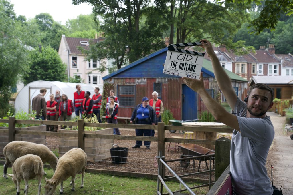 The Outlaws series 3 BTS (image courtesy Big Talk Studios/BBC)